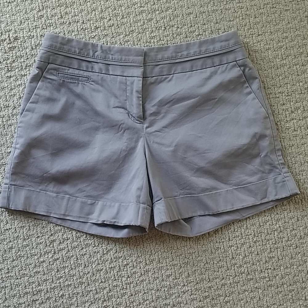 Express High Waisted Tailored Shorts, Grey